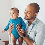 Father with child Paid Family Leave photo