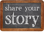 Share your story icon