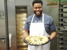Johnathon Bush owner of Not Just Cookies Bakery Johnathon Bush owner of Not Just Cookies Bakery