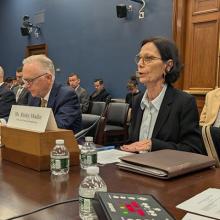 Small Business Council member and co-owner of 3D Design and Manufacturing Shirley Modlin testifies before the U.S. House Committee on Small Business